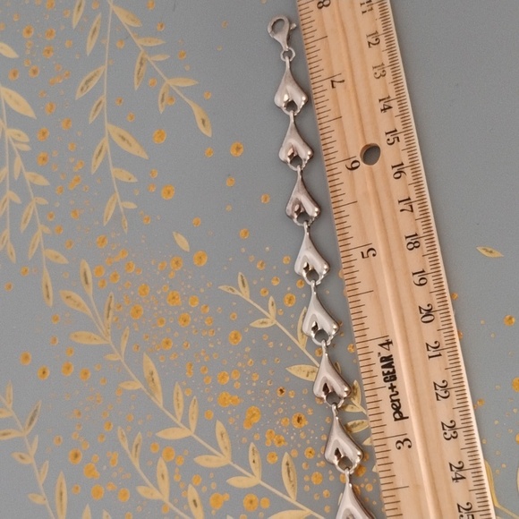 Robert Lee Morris Sterling Silver Heart Bracelet - Picture 9 of 14